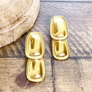 Yuri Double Rectangle Earrings NWT